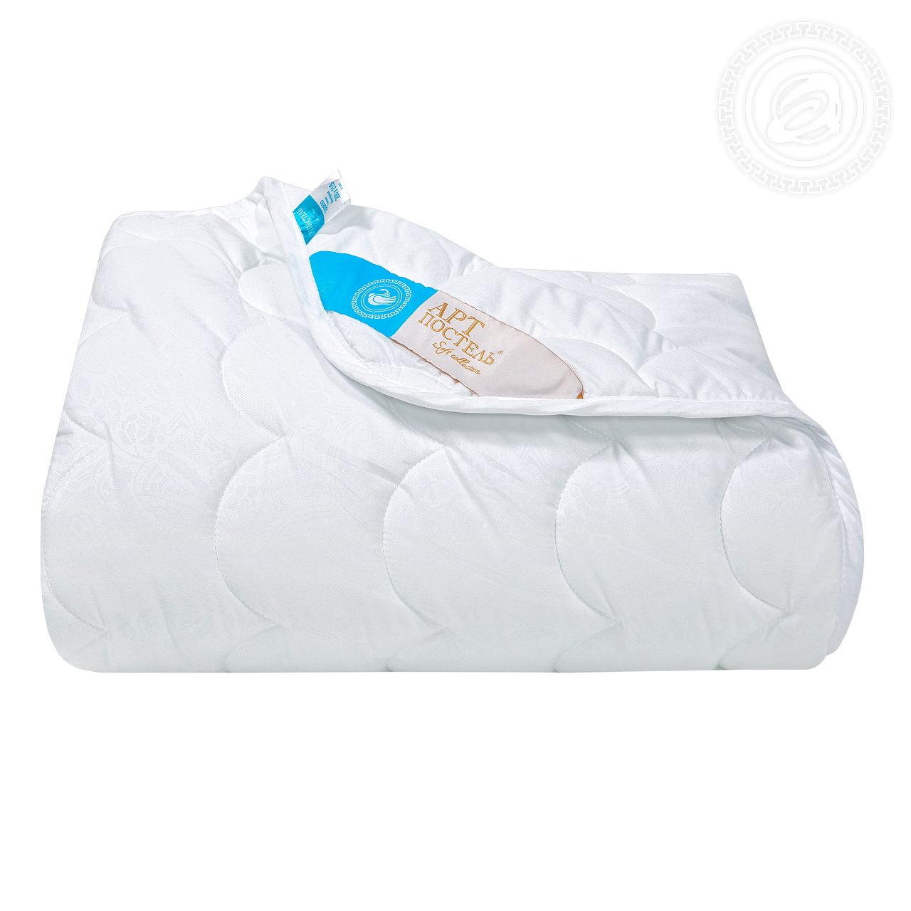 Одеяло лебяжий пух/микрофибра АртПостель 140*205 Soft Collection