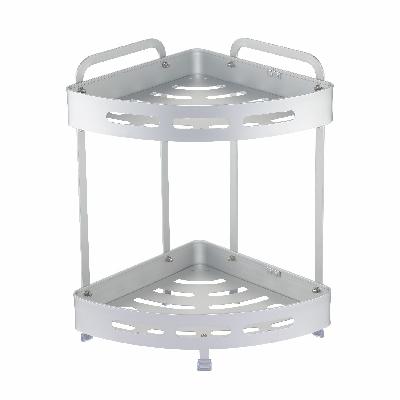 Полка угловая Zenfort TA-3542A2 (2-яр) серебро матовый