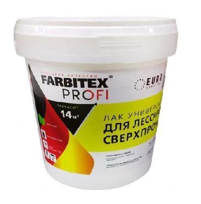 Лак для лессировки универсальный сверхпрочный 0,9л FARBITEX ПРОФИ