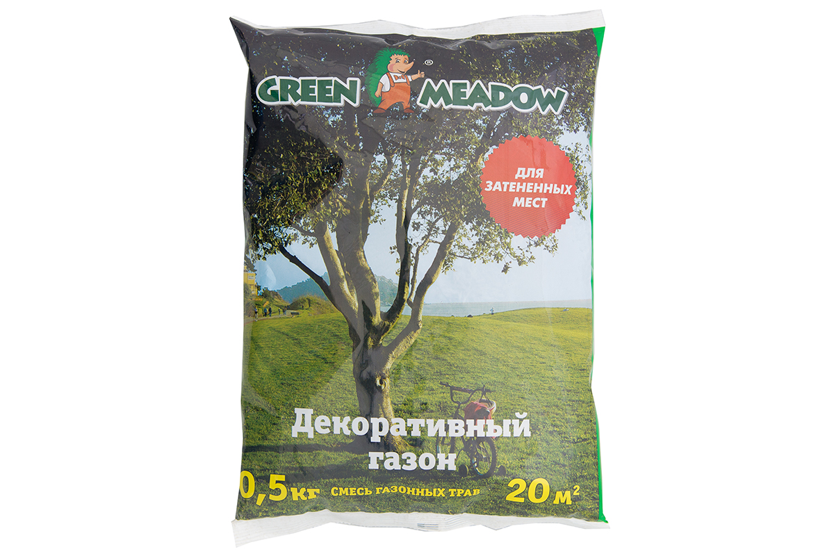 Газон декоративный для затененных мест 0,5кг Зеленый ковер