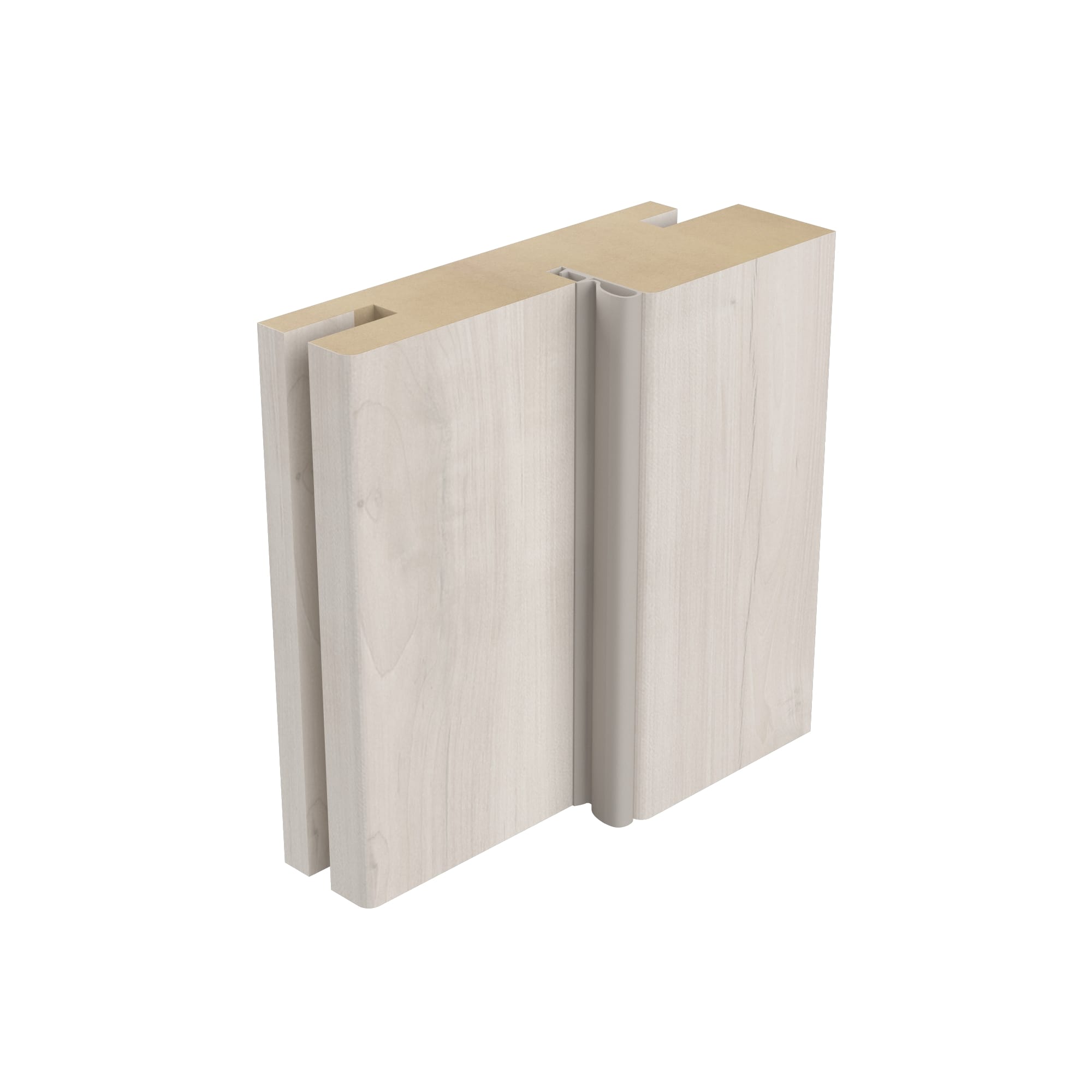 Короб 32*80*2070 Albero прямой телескоп с уплотнителем soft Touch кремовый