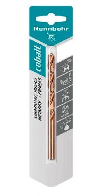 Сверло по металлу, 3-гр. хвост., 11,0х142мм, HSS-Co, Р6М5К5, 1шт/уп, RENNBOHR COBALT CARD