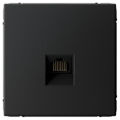Розетка компьютерная RJ45 карбон встр/у ArtGallery SE механизм
