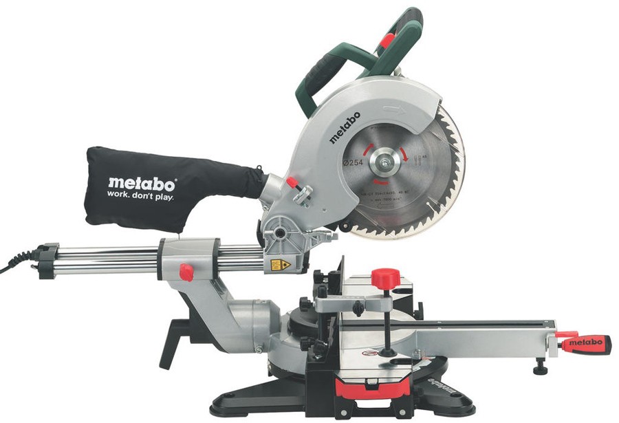 Пила Торцовочная METABO KGS 254 M, 1 800 Вт, 4 500 Об/мин, Диск 254мм, Пропил макс. 92 мм., 16,3  кг, 602540000