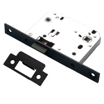 Защелка сантехническая пластиковый язычок NO BREND B2B LB 2070 plastic Black черный