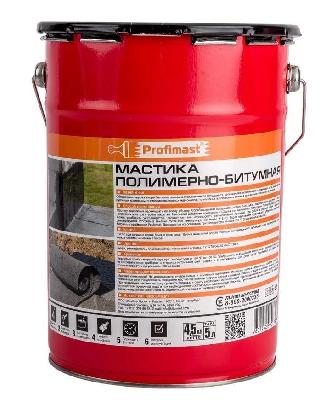 Мастика полимерно-битумная 4,5 кг PROFIMAST