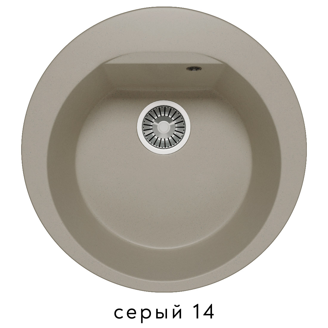 Мойка каменная Polygran Atol-520 серый
