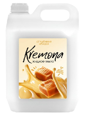 Мыло жидкое Kremona 5л Сгущеная ириска
