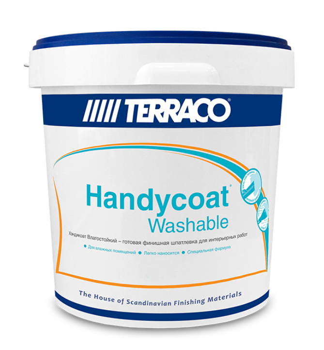 Шпатлевка полимерная Handycoat Washable 1-2мм, 1,5кг Terraco (288)