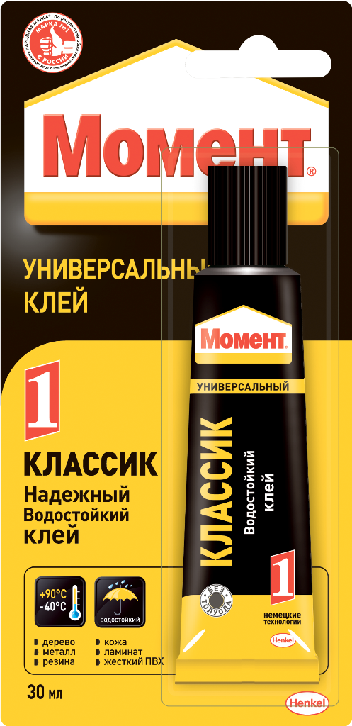 Клей Классик 30мл на блистере Момент