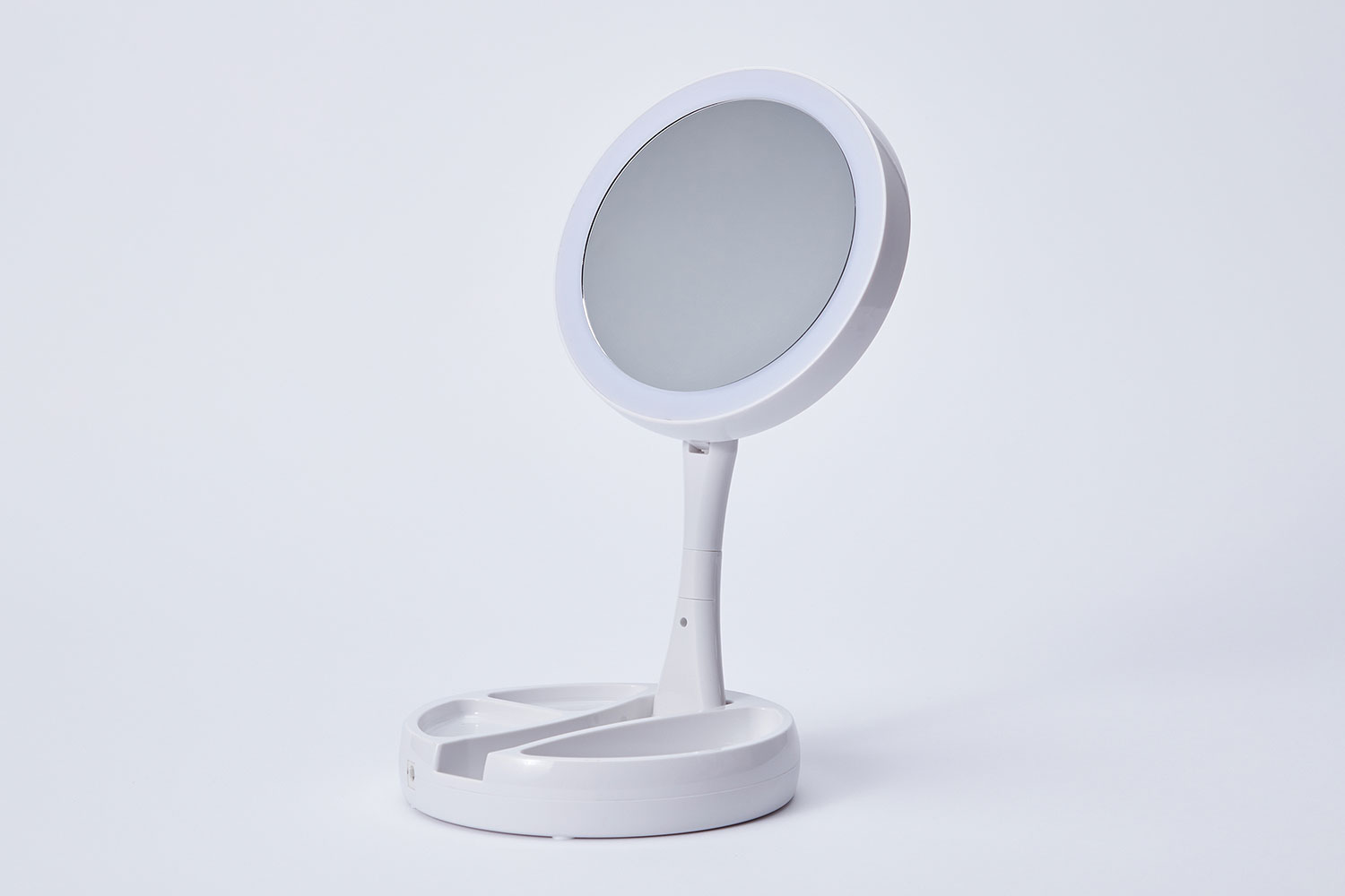 Зеркало настольное косметическое АкваЛиния D38102-2 LED USB d16см