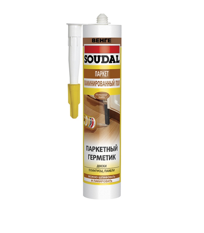 Герметик акриловый для паркета венге 280 мл SOUDAL
