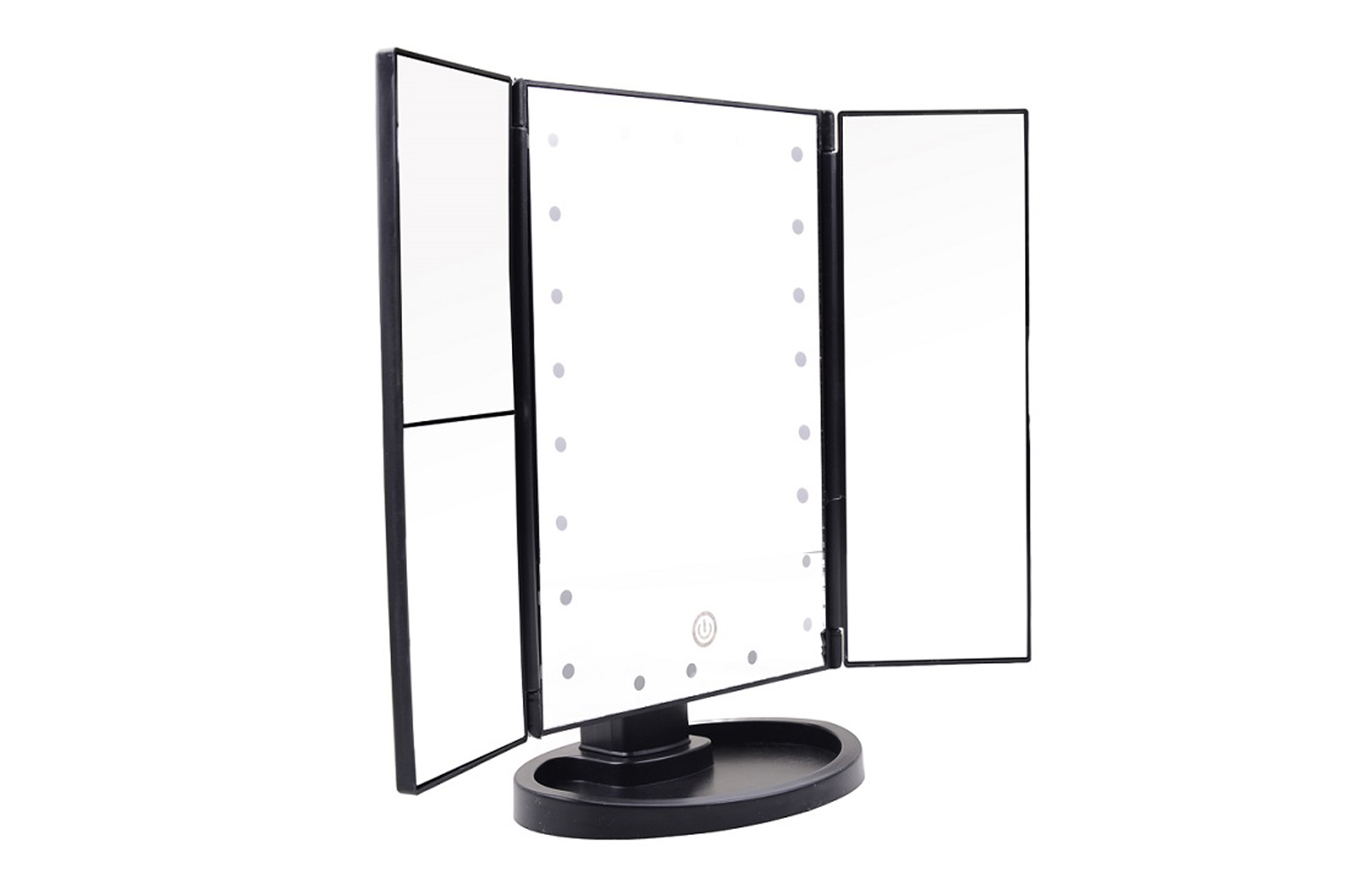 Зеркало настольное косметическое АкваЛиния D38102-5 LED USB 180*220 мм