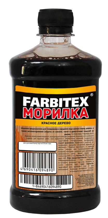 Морилка деревозащитная водная клен 0,5л FARBITEX