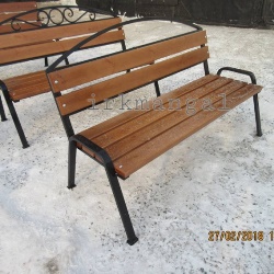 Скамейка садовая Сити-2 1300*400*900 (металл, дерево)