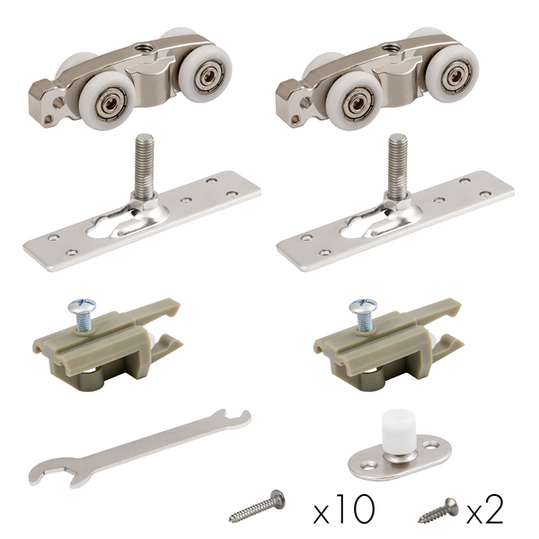 Комплект роликов для раздвижных дверей ARMADILLO Comfort-PRO SET 1 /rollers/ 80 (CFA170)