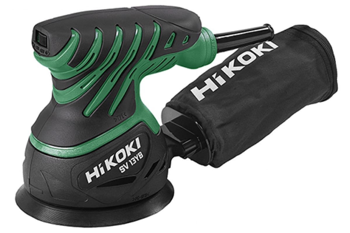 Эксцентриковая шлифмашинка HiKOKI SV13YB, 230 Вт, Сеть, 12 000 об/мин, подошва 125 мм, 1,4Кг, SV13YBNSZ