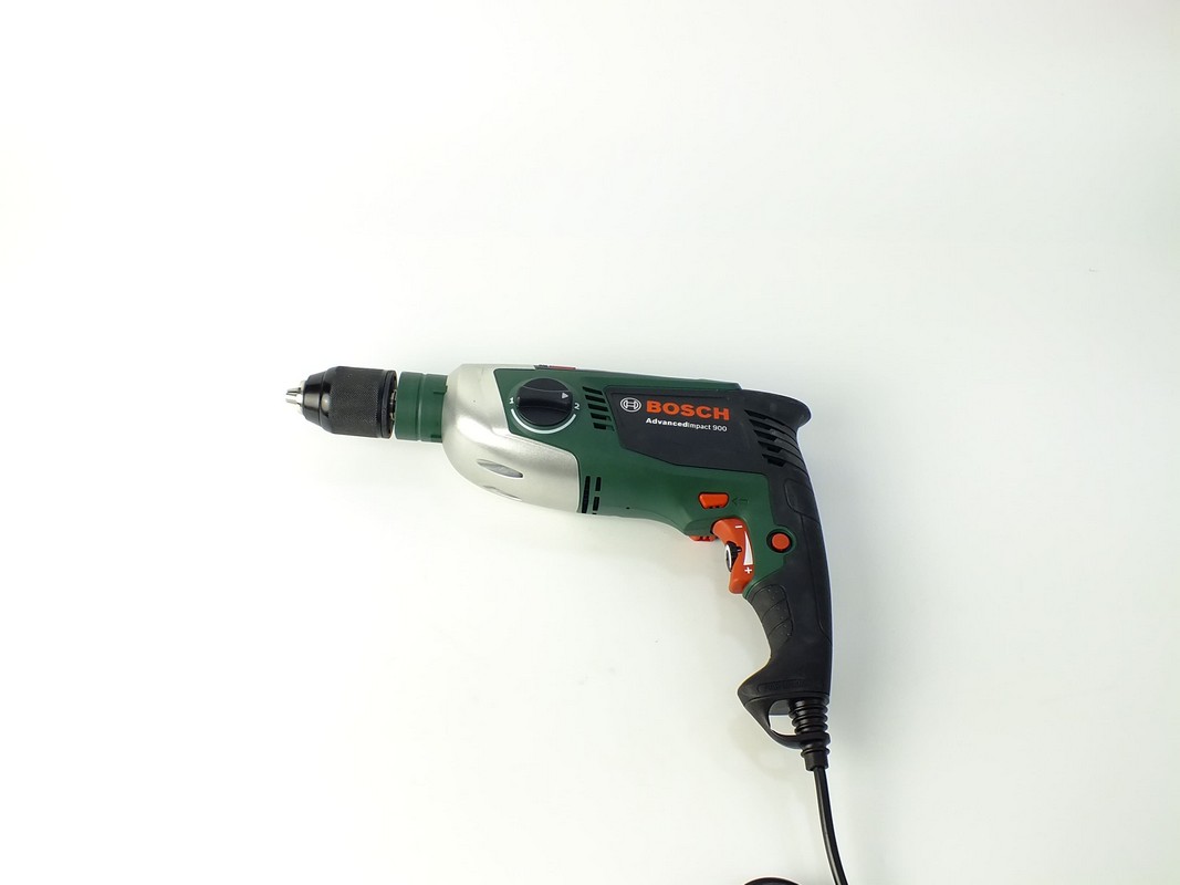 Дрель Bosch AdvancedImpact 900, Ударная, Быстрозажимной, 900 Вт, 48 450 Удар. в мин., 2 850 оборот. в мин., 2,6 кг. 0603174020