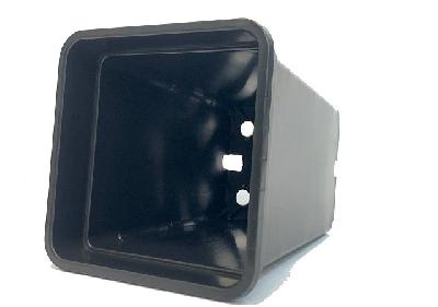 Горшок пластик квадратный без поддона технологический мягкий 15*15*20 V-3,5л