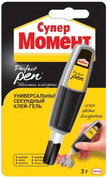 Клей гель Perfect Pen прозрачный 3 гр Момент