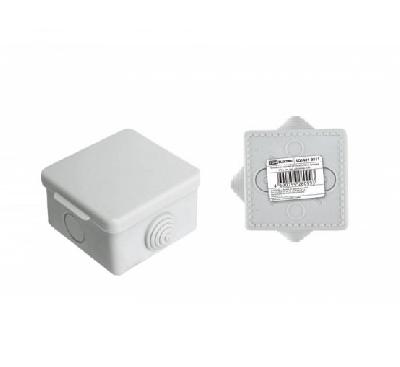 Коробка монтаж. 65х65х50мм крышка на винтах, IP54 TDM