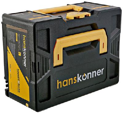 Модульный ящик для инструментов Hanskonner размер L, единая система хранения HANSTORAGE, 395.5x295.5x185 мм HS185P
