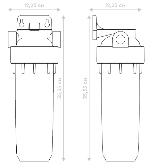 Корпус фильтра магистральный SL10 3/4