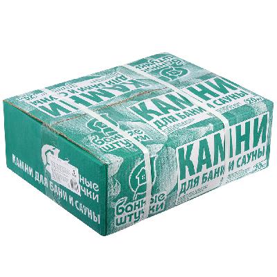 Камень банный 20кг Талькохлорит обвалованный Банные штучки