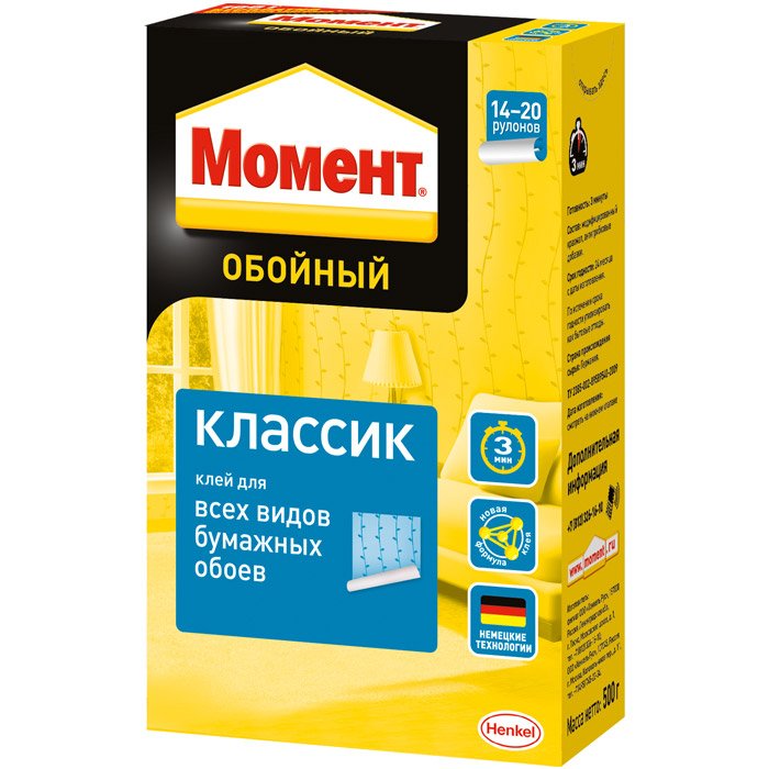 Клей обойный  Классик 500г Момент