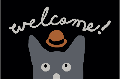 Коврик влаговпитывающий 40*60см черный  "Welcome L175" Dekorelle