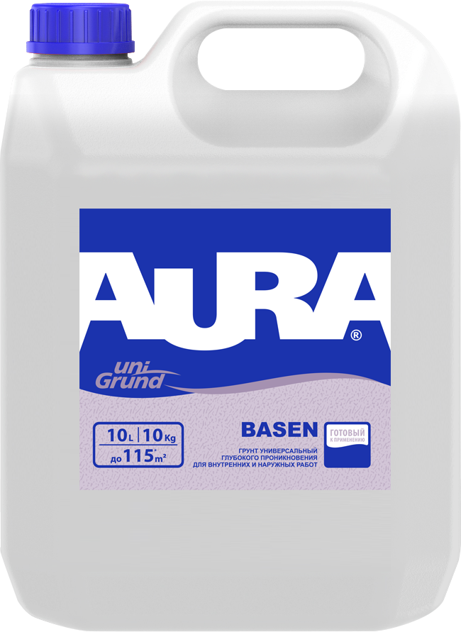 Грунт пропиточный для внтр и наружн работ  Basen 10л  AURA