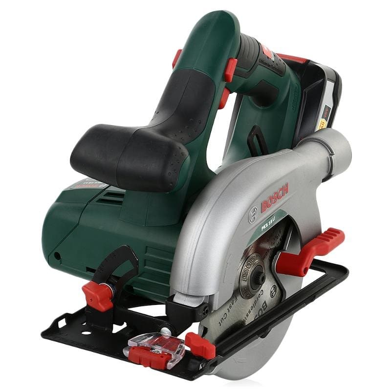 Пила Дисковая Bosch PKS 18, АКБ, Li-Ion 18V, 2А*ч, 1 шт., 3 800 Об/мин, Диск 150мм, Пропил макс. 48 мм., 2,6  кг, .