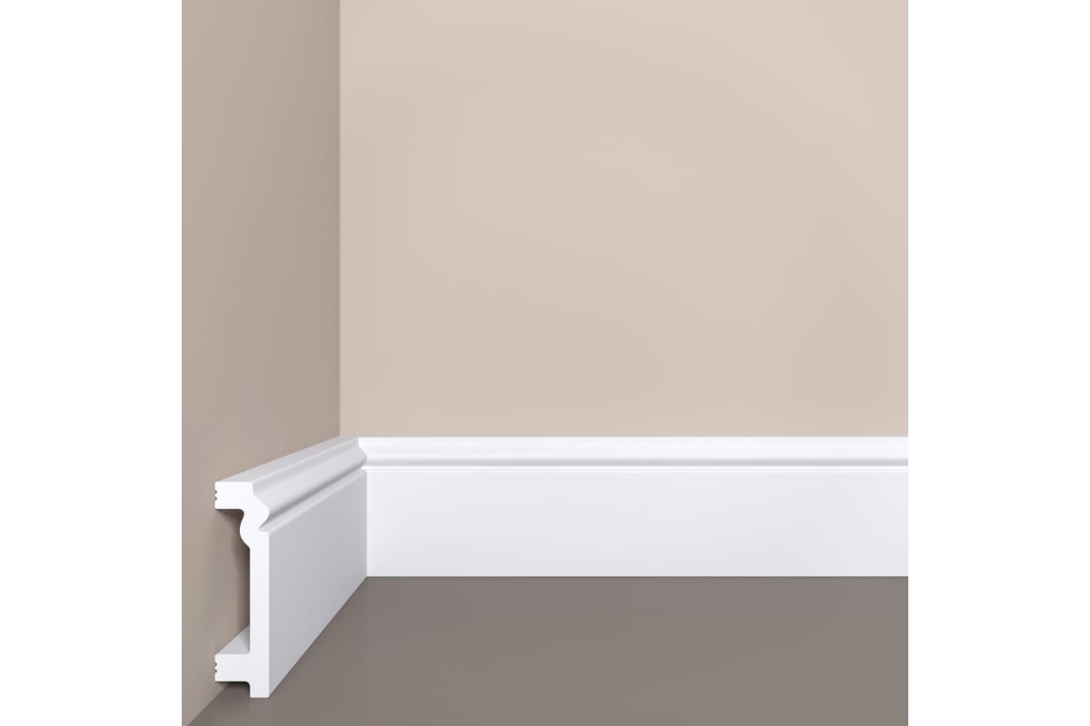 Плинтус Дюрополимер 80*20*2000 мм (Bello-Deco П 3)