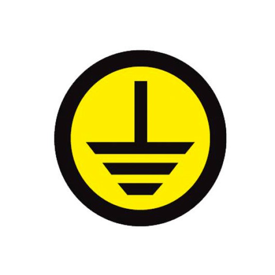 Знак "Земля" круглый (d20мм)