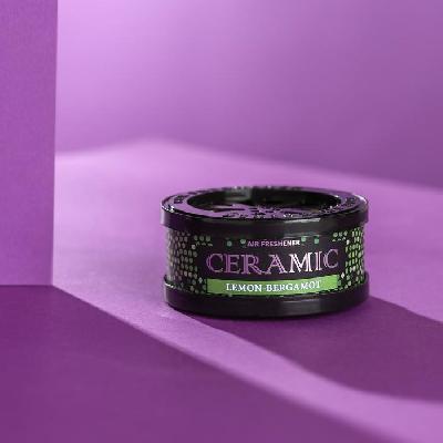 Ароматизатор на приборную панель Tensy Ceramic Лимон-Бергамот