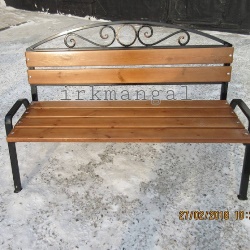 Скамейка садовая Сити-3 1300*400*900 (металл, дерево)