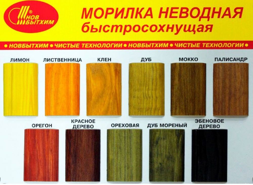 Морилка неводная Клен 0,5л НОВБЫТХИМ