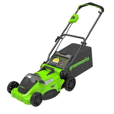 Газонокосилка аккумуляторная Greenworks GD40LM16X 40V, бесщеточная, 41 см, без АКБ и ЗУ