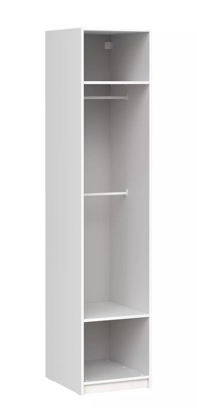 Стеллаж с 2 штангами Макс 500*580*2330 белый