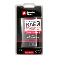 Клей-пластилин эпоксидный холодная сварка термостойкий 55 гр MasterTeks