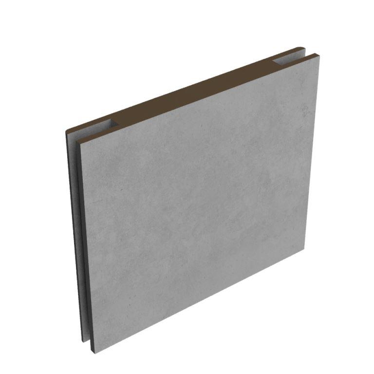 Добор 10*100*2070 Albero телескоп ПВХ бетон светлый