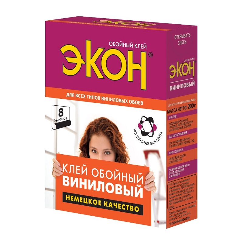 Клей обойный  Виниловый 200г Экон