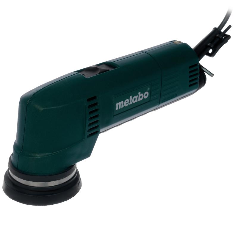 Эксцентриковая шлифмашинка METABO SXE 400, 220 Вт, Сеть, 10 000 об/мин, подошва 80 мм, Регулировка оборотов, 1,2Кг, 600405000