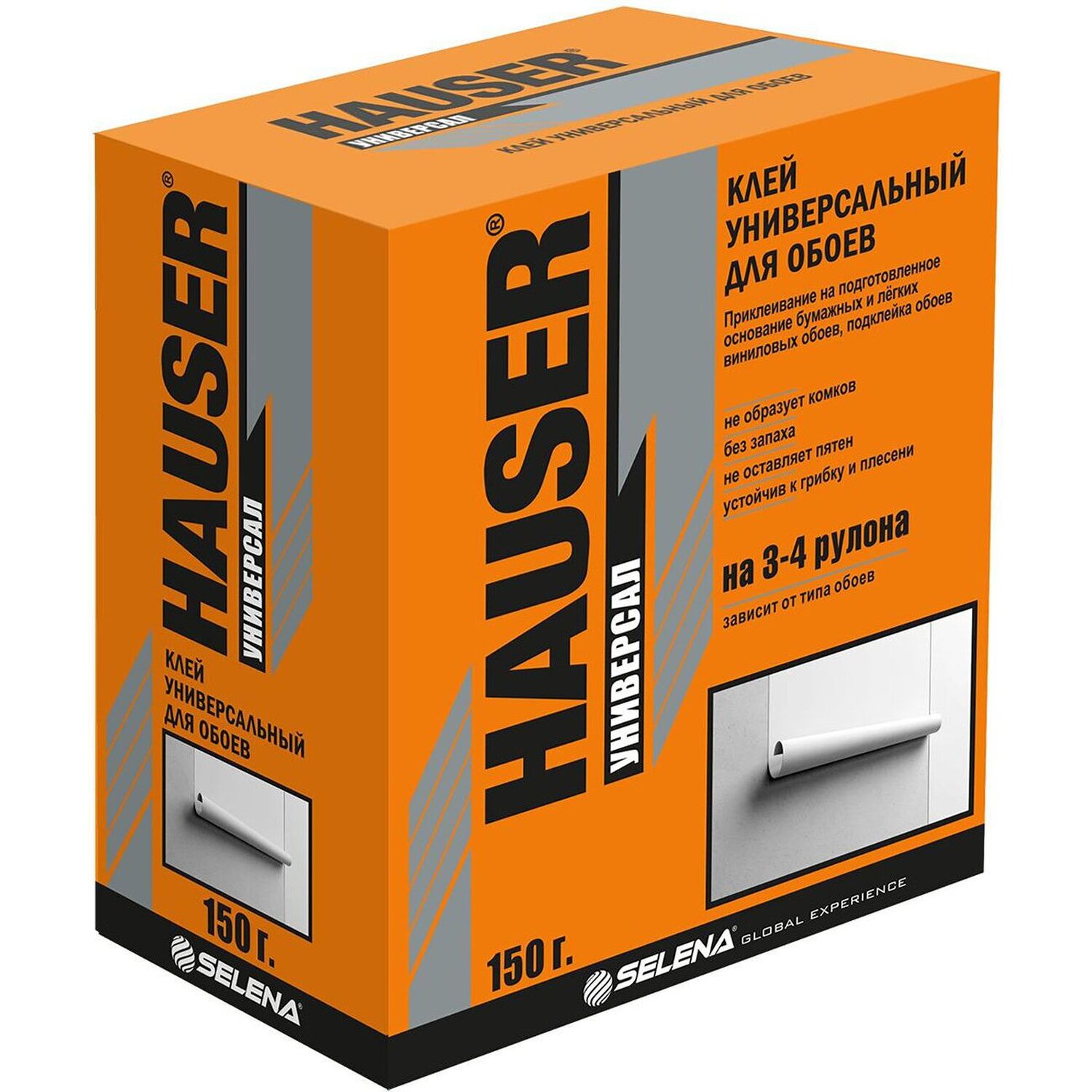 Клей универсальный для всех видов обоев 150 гр Hauser