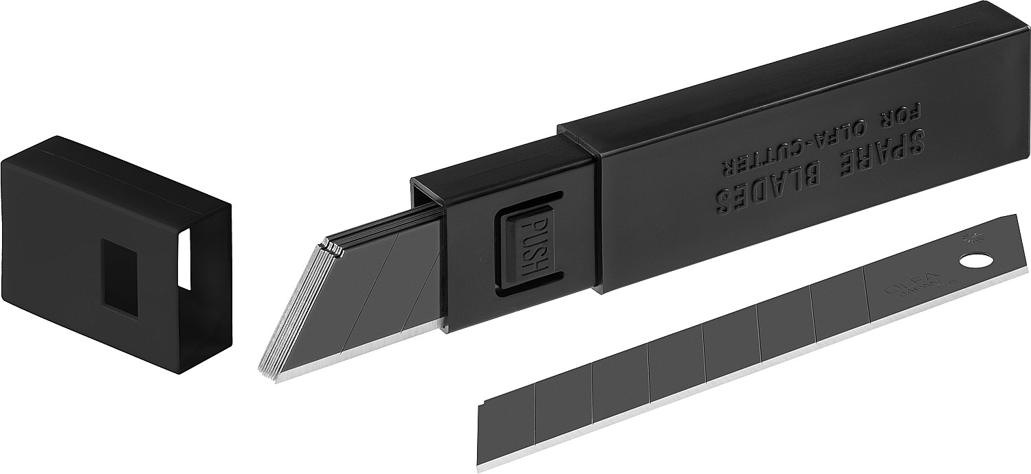 Лезвия сегментированные 18 мм, 10шт EXCEL BLACK OLFA