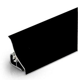 Плинтус для столешниц Cezar 20*20*3000 черный матовый