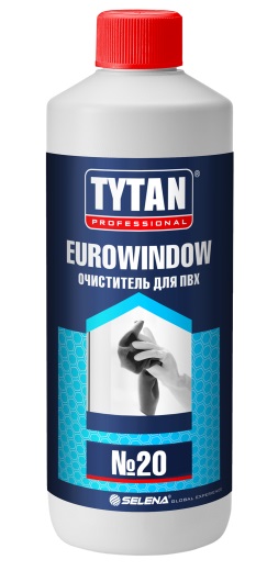 Очиститель Professional EUROWINDOW для ПВХ № 20 950 мл TYTAN