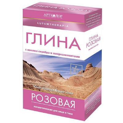 Глина косметическая розовая 100гр