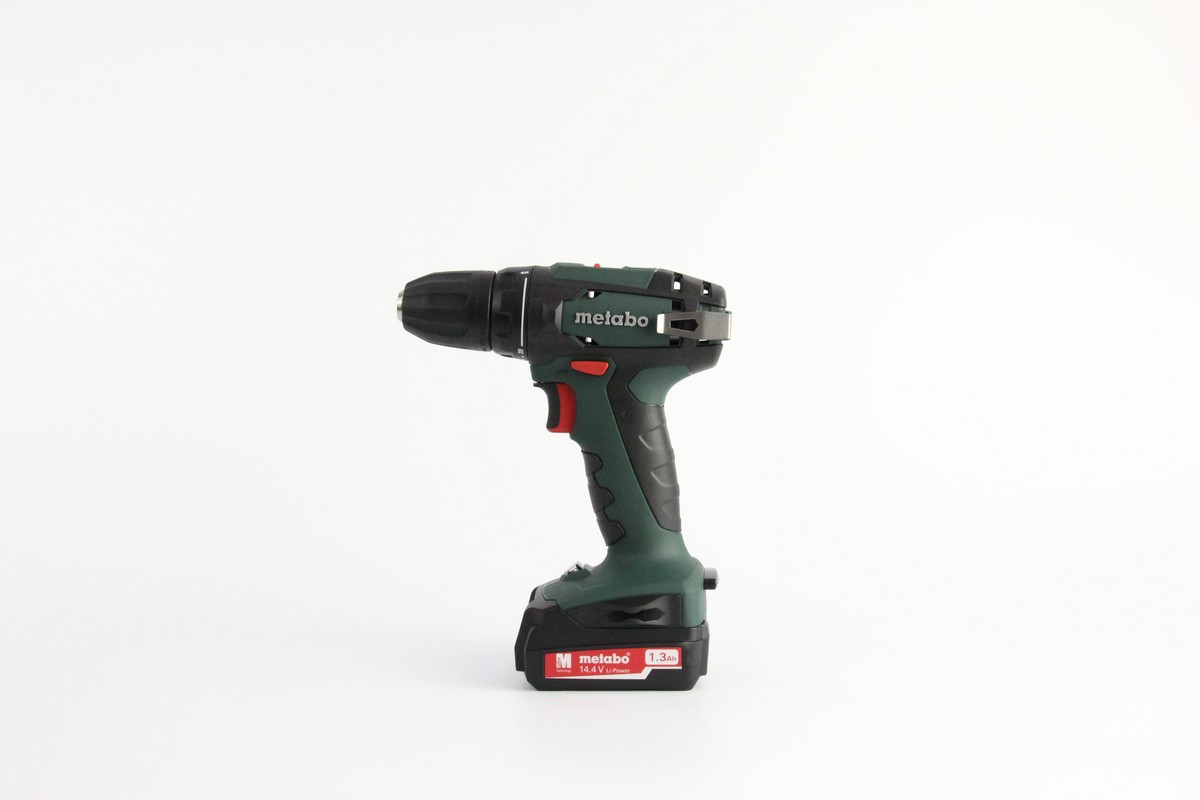 Шуруповерт METABO BS 14.4, Безударный, АКБ, Li-Ion 14,4V, 1,3А*ч, 2 шт., 1 500 Об/мин, Патрон 10мм, Крут/м 40Н*м, 602206550