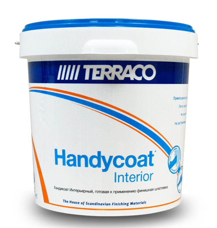 Шпатлевка полимерная Handycoat Interior 1-2мм, 1,5кг Terraco (288)